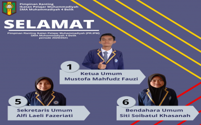 Mencari Pemimpin Baru, IPM Ranting SMA Muhammadiyah 4 Belik Gelar Pemilihan
